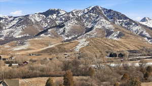 View of mountain background