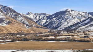 View of mountain background