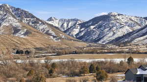 View of mountain backdrop