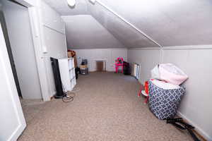 Playroom with light carpet