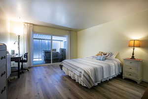 Bedroom featuring a desk