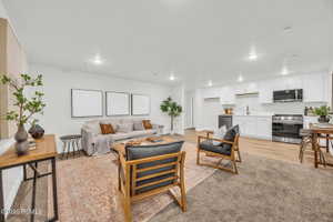 ADU Apartment: Interior photos are of a different home, but are the same model.
