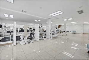 View of exercise room