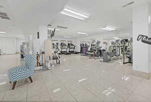 View of exercise room