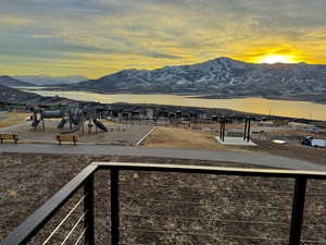 View of mountain background