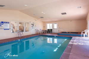 View of indoor community pool