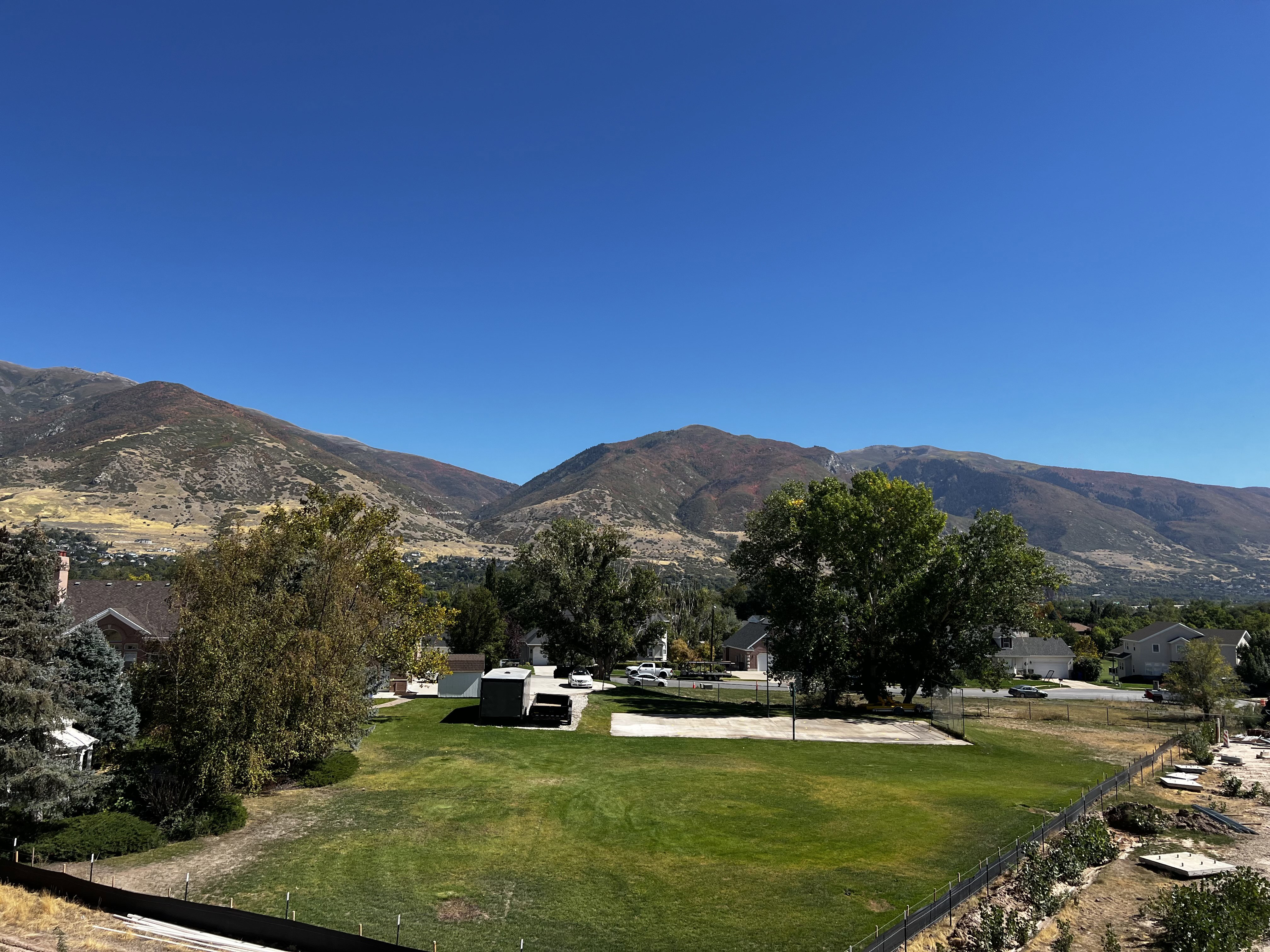 View of mountain background