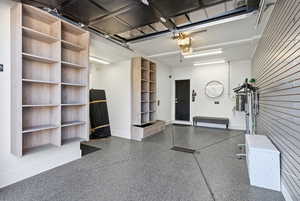 Miscellaneous room with a garage