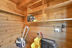 View of storage area