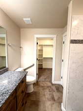 Primary walk in closet