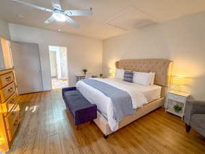 primary bedroom, furnishings included