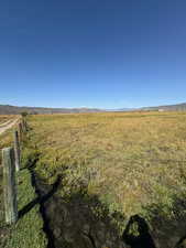 View of local wilderness with rural landscape and mountains