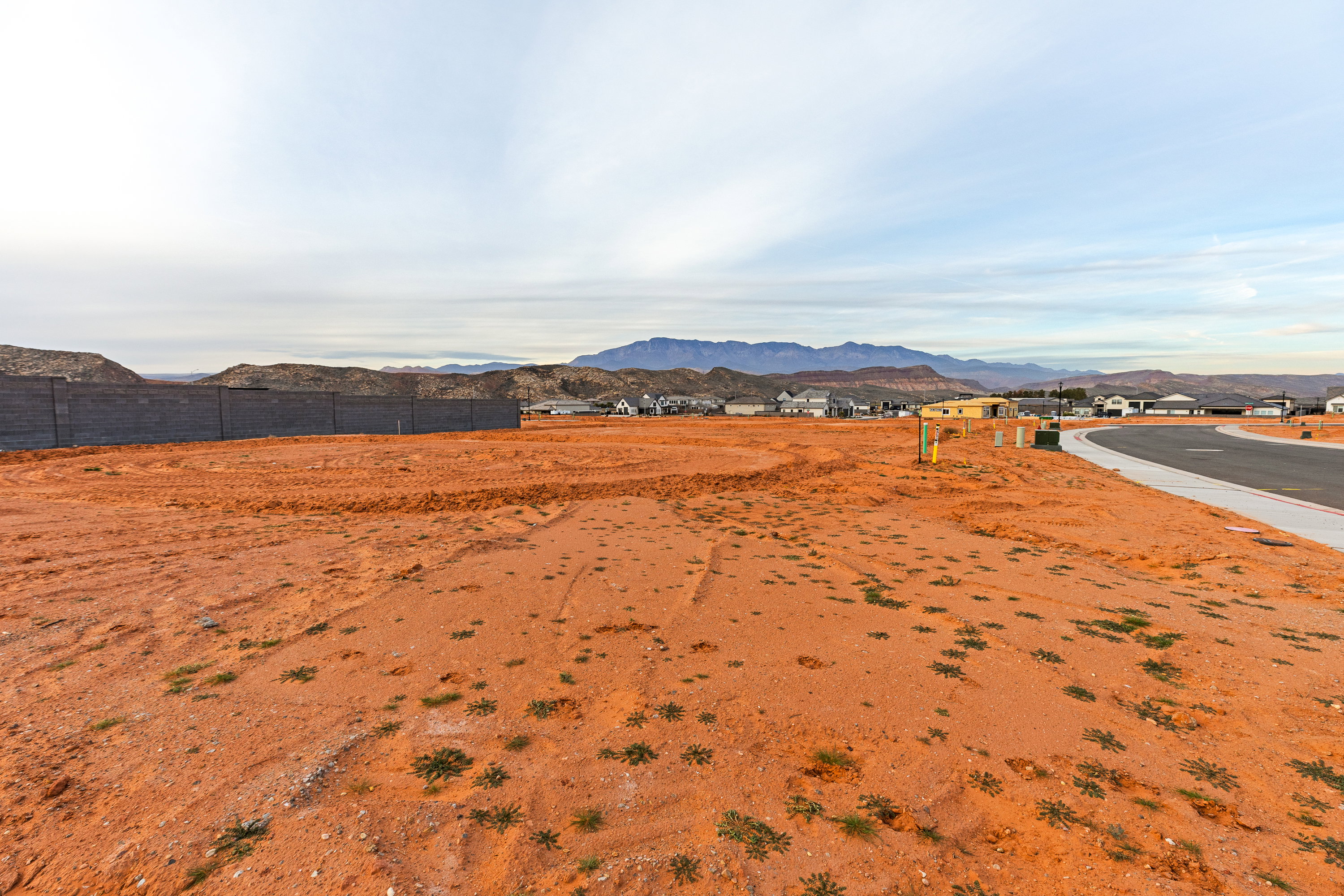 View of mountain background