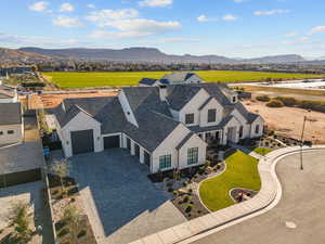 Drone / aerial view of mountains