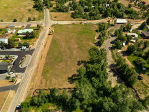 Aerial view of property's location