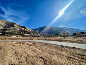 View of mountain background