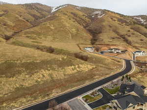 Bird's eye view of mountains