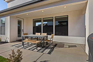 View of patio / terrace featuring outdoor dining area