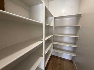 View of storage area