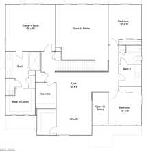 View of floor plan / room layout