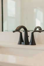 Bathroom view of a sink