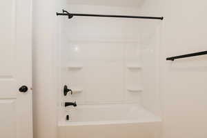 Bathroom with tub / shower combination