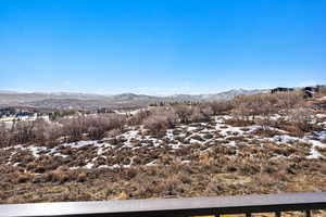 View of mountain background