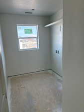 View of laundry area