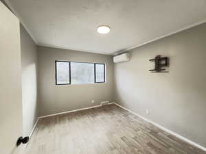 (#4) Bedroom, crown molding, large  window for lots of natural light, floating floor.