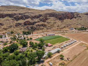 View of property location with rural landscape and a mountain backdrop