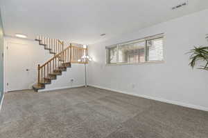Fresh interior paint, new vinyl windows, luxury vinyl plank flooring, and new carpet (2023).