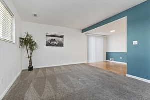 Fresh interior paint, new vinyl windows, luxury vinyl plank flooring, and new carpet (2023).