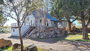 Rear view of property.