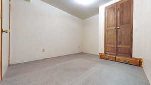 Non-conforming bedroom in basement apartment.