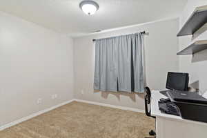 Basement Bedroom being used as an office
