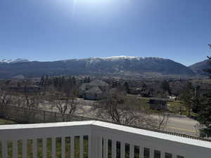 View of mountain background