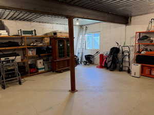 View of storage area