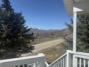View of mountain backdrop