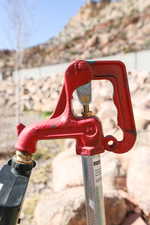 Pressurized irrigation - maybe a vineyard, or an orchard, garden boxes...