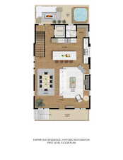 View of home floor plan