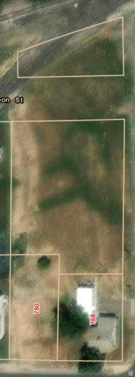 Aerial view of property's location