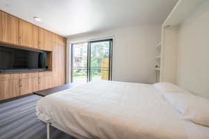 Bedroom featuring access to exterior