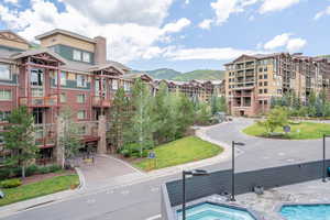 View of property's community with a mountain view