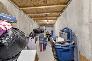 View of storage room