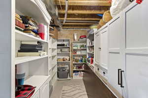 View of storage area