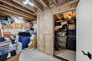View of storage room