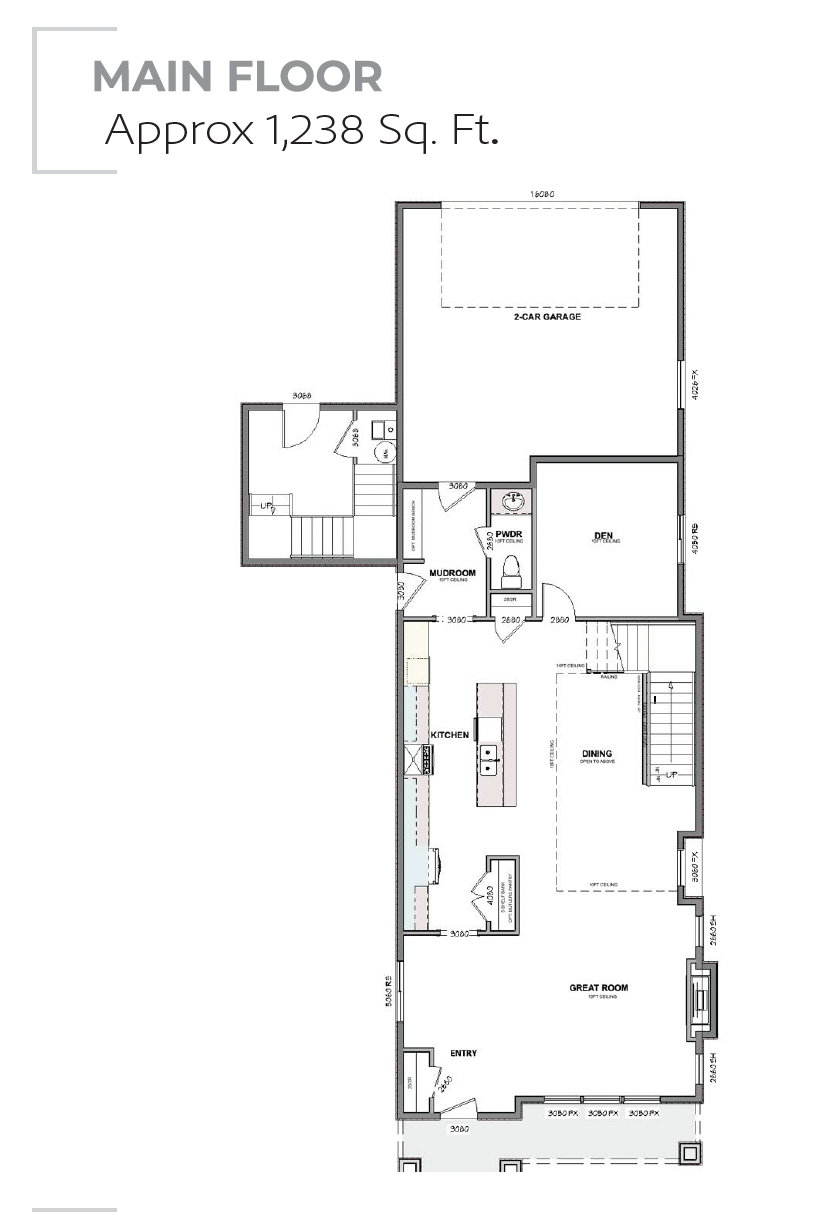 View of room layout