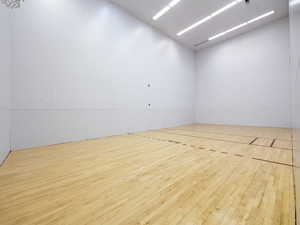 Surrounding community with a sport court