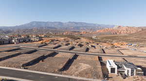 Mountain view featuring nearby suburban area