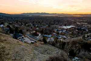 Sunset Views of Oquirrh Mountains & the Salt Lake